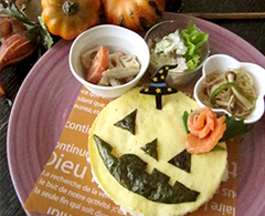 ハロウィンランチ